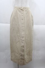 INGEBORG / ギンガム前開きペンシルスカート S イエロー I-25-09-21-089-LO-SK-HD-ZI