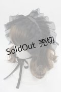 MARBLE / メッシュフリルヘッドドレス  黒 I-25-09-21-096-GO-AC-HD-ZI
