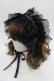 画像1: MARBLE / メッシュフリルヘッドドレス  黒 I-25-09-21-096-GO-AC-HD-ZI (1)