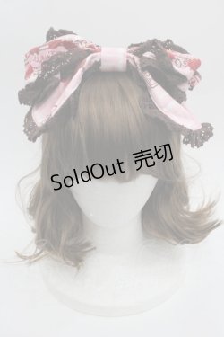 画像1: BABY,THE STARS SHINE BRIGHT / Strawberry Loves Chocolate柄カチューシャ  ピンク I-25-09-21-099-BA-AC-HD-ZI