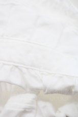 画像5: KETTY / フリルピンタック半袖オーバーブラウス  白 I-25-09-21-006-EL-BL-HD-ZT219 (5)