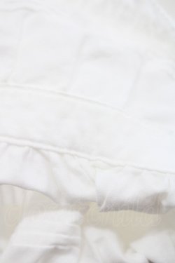 画像5: KETTY / フリルピンタック半袖オーバーブラウス  白 I-25-09-21-006-EL-BL-HD-ZI