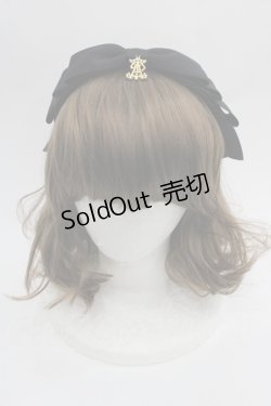 画像2: ALICE and the PIRATES / まんなかリボンカチューシャ  黒 I-25-09-21-100-PA-AC-HD-ZI