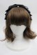 画像2: Angelic Pretty / ドットチュールリボンカチューシャ  黒 I-25-09-21-101-AP-AC-HD-ZI (2)