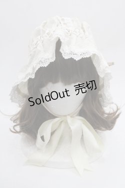 画像2: ALICE and the PIRATES / フリルメイドキャップ  生成り I-25-09-21-102-PA-AC-HD-ZI