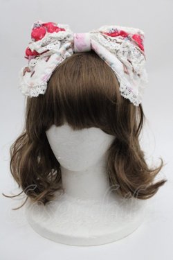画像1: BABY,THE STARS SHINE BRIGHT / Creamy Berry Fairy Dreamカチューシャ  白 I-25-09-21-103-BA-AC-HD-ZI