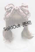 BABY,THE STARS SHINE BRIGHT / Fondant Chocolat Nounours Collectionリボンカチューシャ  ピンク I-25-09-21-104-BA-AC-HD-ZI