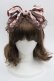 画像1: BABY,THE STARS SHINE BRIGHT / Fondant Chocolat Nounours Collectionリボンカチューシャ  ピンク I-25-09-21-104-BA-AC-HD-ZI (1)