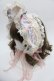 画像1: BABY,THE STARS SHINE BRIGHT / Marie Antoinette〜美しき王妃の華麗なる肖像〜ボンネット  サックス I-25-09-21-110-BA-AC-HD-ZI (1)