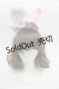 Angelic Pretty / Heartリリカルバニーカチューシャ  白ＸピンクＸラベンダー I-25-09-21-111-AP-AC-HD-ZI