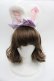 画像1: Angelic Pretty / Heartリリカルバニーカチューシャ  白ＸピンクＸラベンダー I-25-09-21-111-AP-AC-HD-ZI (1)