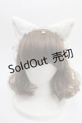 Angelic Pretty / Milk Catカチューシャ  白 I-25-09-21-112-AP-AC-HD-ZI