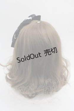 画像3: ALICE and the PIRATES / A/Pローズレースのグログランリボンカチューシャ  黒Ｘ白 I-25-09-21-114-PA-AC-HD-ZI