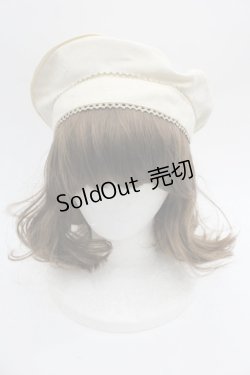 画像2: Angelic Pretty / ホイップジャガードベレー  アイボリー I-25-09-21-116-AP-AC-HD-ZI