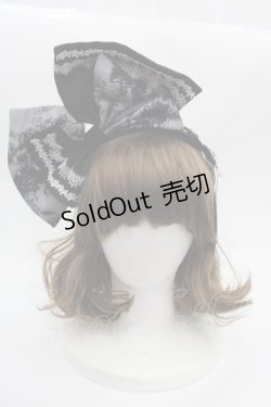 画像1: Hoshibako Works / 魂魄妖夢サイドリボンカチューシャ  黒 I-25-09-21-118-EL-AC-HD-ZI