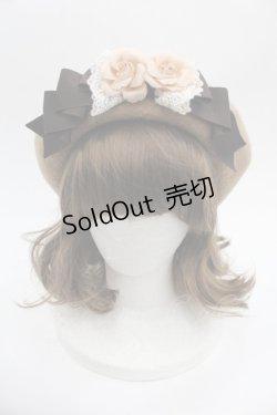 画像1: Innocent World / ドロテアローズベレー帽  ブラウン I-25-09-21-120-IW-AC-HD-ZI