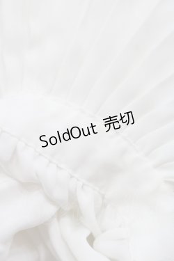 画像5: OLIVE des OLIVE / ピンタックフリルパールボタンブラウス  白 I-25-09-21-010-LO-BL-HD-ZI