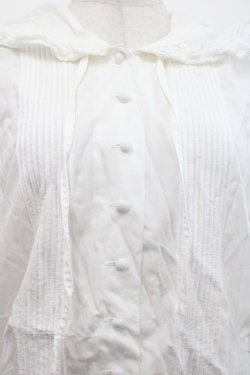 画像3: KETTY / ピンタックフード半袖ブラウス  白 I-25-09-21-011-EL-BL-HD-ZI