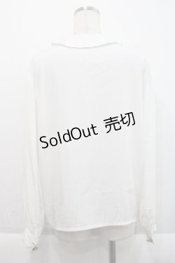 画像2: INGEBORG / ビジューカフスブラウス  ホワイト I-25-09-21-015-LO-BL-HD-ZI