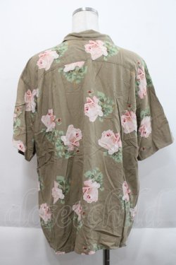 画像2: INGEBORG / 薔薇柄ブラウス  オリーブ I-25-09-21-017-LO-BL-HD-ZI