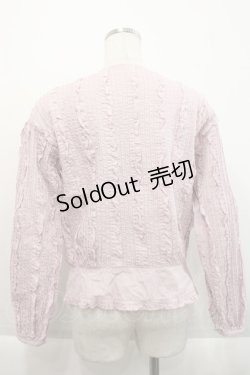 画像2: PINK HOUSE / 総ピンタック&フリルブラウス  ピンク I-25-09-21-020-LO-BL-HD-ZI