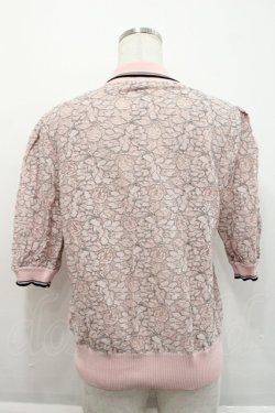 画像2: INGEBORG / レースポロシャツ 3サイズ(9号) ピンク I-25-09-21-021-LO-TO-HD-ZI