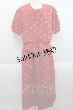 画像1: PINK HOUSE / ボダニカル柄セットアップ  レッド I-25-09-21-022-LO-BL-HD-ZI