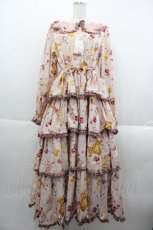 画像1: PINK HOUSE / Animal Happy Jamプリントワンピース  ピンク I-25-09-24-041-LO-OP-SA-ZI (1)