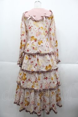 画像2: PINK HOUSE / Animal Happy Jamプリントワンピース  ピンク I-25-09-24-041-LO-OP-SA-ZI