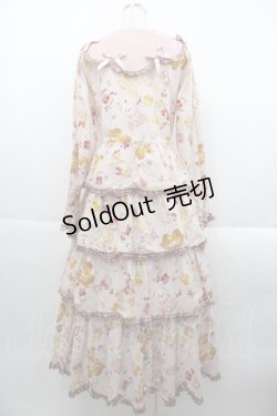 画像2: PINK HOUSE / Animal Happy Jamプリントワンピース  ピンク I-25-09-24-041-LO-OP-SA-ZI