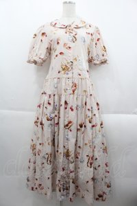 PINK HOUSE / スイーツスプリングバニープリントワンピース  ピンク I-25-09-24-042-LO-OP-SA-ZI