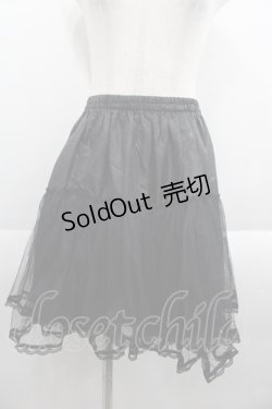 画像1: LOLITAその他(お買取対象外) / チュールパニエ  黒 I-25-09-24-045-LO-SK-SA-ZI