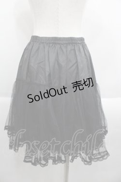 画像2: LOLITAその他(お買取対象外) / チュールパニエ  黒 I-25-09-24-045-LO-SK-SA-ZI