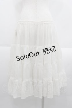 画像2: Emily Temple cute / オーガンジーのペチコート M アイボリー I-25-09-24-047-ET-SK-SA-ZI