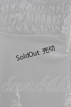画像3: Ozz Croce / 薔薇モチーフ刺繍スカート  グレーＸ紫 I-25-09-24-052-OO-SK-SA-ZI