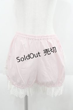 画像1: BABY,THE STARS SHINE BRIGHT / 段レースドロワーズ  ピンクＸ白 I-25-09-24-054-BA-PA-SA-ZI