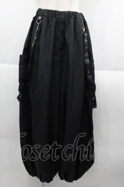 画像1: Coquette / サルエルパンツ  黒 I-25-09-24-056-PU-PA-SA-ZI
