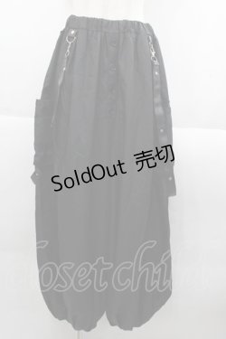 画像1: Coquette / サルエルパンツ  黒 I-25-09-24-056-PU-PA-SA-ZI