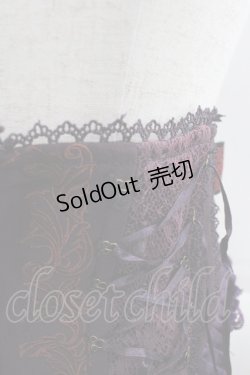 画像3: Ozz oneste / サイド編み上げダブルZIPコルセット  紫 I-25-09-24-058-OO-ZA-SA-ZI