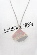 Q-pot. / Carre de Chocolat Necklace  黒Ｘ赤 I-25-09-24-060-QP-AC-SA-ZI