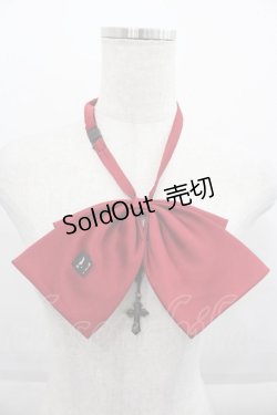 画像2: BPN / クロスチェーンリボンタイ  赤Ｘ黒 I-25-09-24-063-GO-ZA-SA-ZI