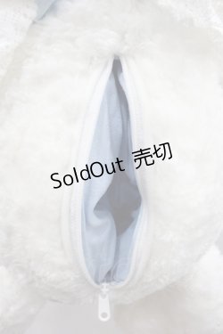 画像3: BABY,THE STARS SHINE BRIGHT / うさくみゃリュック  白Ｘサックス I-25-09-24-074-BA-BG-SA-ZI