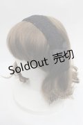 m petit by misako / レースリボンカチューシャ  黒 I-25-09-24-076-LO-AC-SA-ZI