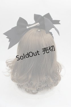 画像2: ALICE and the PIRATES / グログランリボン3WAYカチューシャ  黒 I-25-09-24-079-PA-AC-SA-ZI