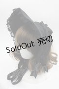 Moi-meme-Moitie / ローズクロスハーフボンネット  黒 I-25-09-24-080-MO-ZA-SA-ZI