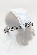 BABY,THE STARS SHINE BRIGHT / はしごレースのスピンドールヘッドドレス  サックス I-25-09-24-082-BA-AC-SA-ZI