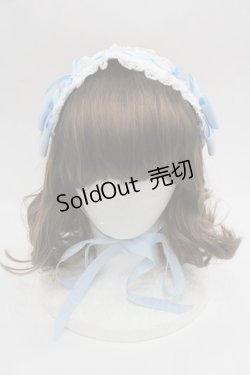 画像2: BABY,THE STARS SHINE BRIGHT / はしごレースのスピンドールヘッドドレス  サックス I-25-09-24-082-BA-AC-SA-ZI