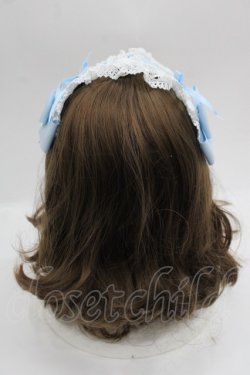画像3: BABY,THE STARS SHINE BRIGHT / はしごレースのスピンドールヘッドドレス  サックス I-25-09-24-082-BA-AC-SA-ZI
