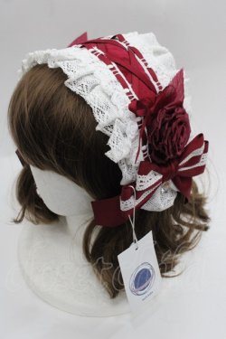 画像1: Hoshibako Works / ローズ・レディヘッドドレス  ワイン I-25-09-24-084-LO-AC-SA-ZI