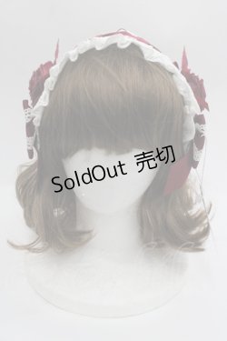 画像2: Hoshibako Works / ローズ・レディヘッドドレス  ワイン I-25-09-24-084-LO-AC-SA-ZI